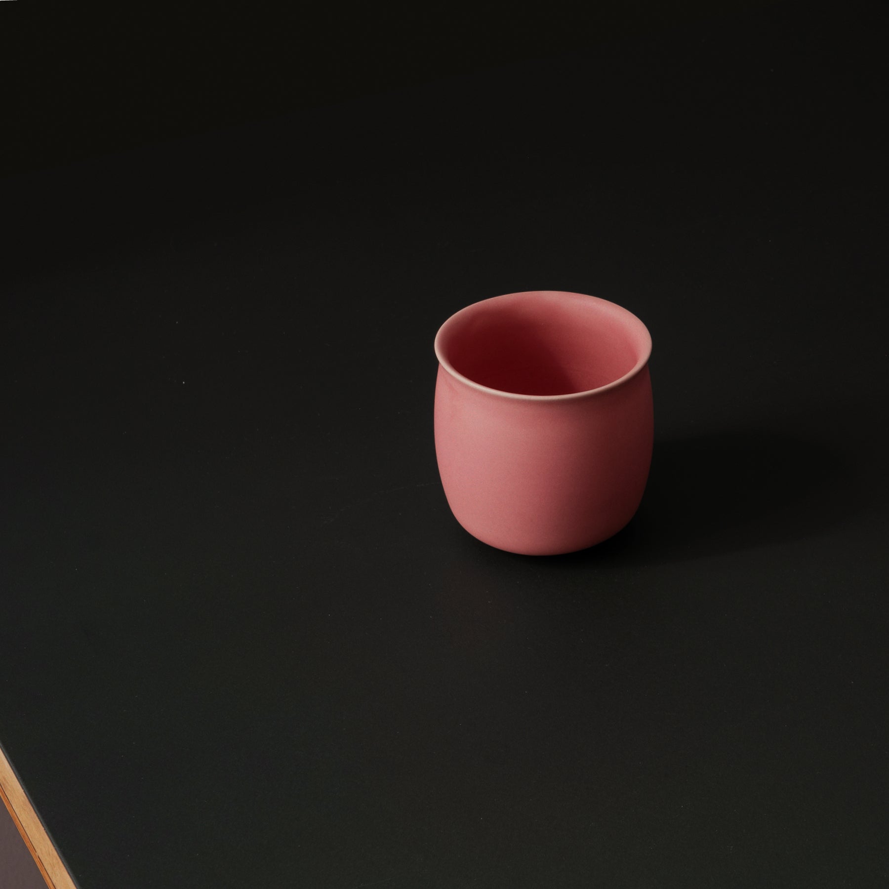 Set of 2 Medium Young Rose Drinking Cups - Smooth Handleless Shape - Image 2